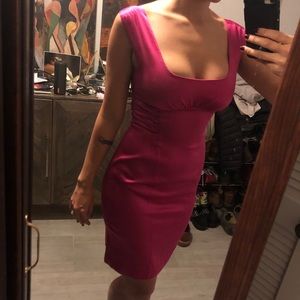 Pink Silk Marciano Dress